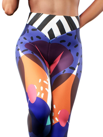 Berry Smoothie Leggings-High waisted leggings-bootysculpted
